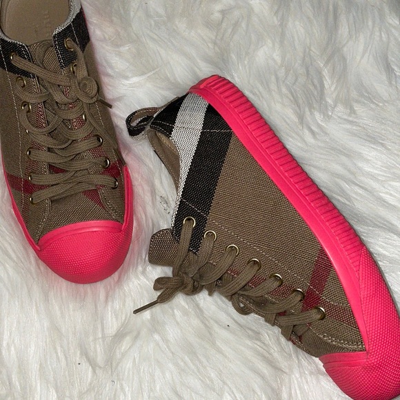 💜Burberry Bourbon low Sneakers - Picture 5 of 14